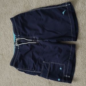 Tommy Bahama men's blue swim trunks size M